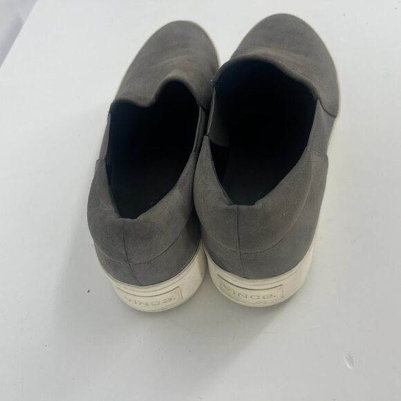 Vince Gray Suede Warren Eco Sneaker - Picture 5 of 12